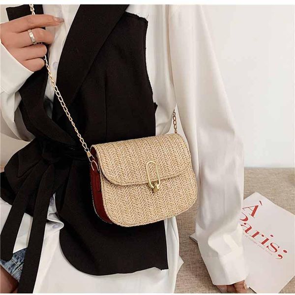 evening bags summer straw beach bag saddle shape bohemian women's shoulder fashion chain flap button crossbody female shopper handbag
evening bags summer straw beach bag saddle shape bohemian women's shoulder fashion chain flap button crossbody female shopper handbag
