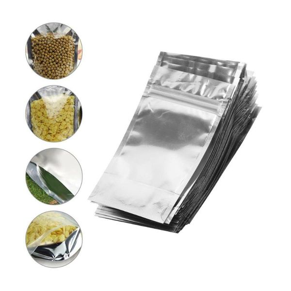 pcs/pack silver aluminum foil clear plastic packaging bags heat seal vacuum pouches bag storage pack mylar gift wrap
pcs/pack silver aluminum foil clear plastic packaging bags heat seal vacuum pouches bag storage pack mylar gift wrap