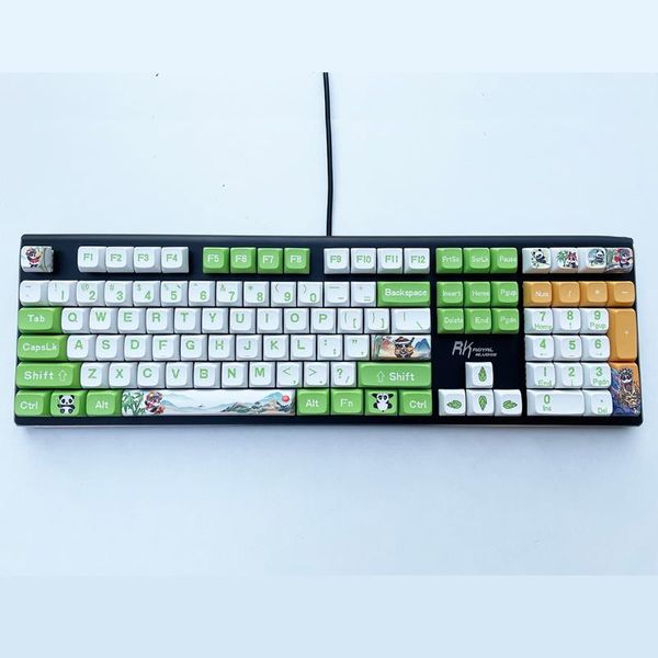 108-key panda theme keycaps xda profile pbt dye-sublimated for cherry mx switches of mechanical keyboard keyboards
108-key panda theme keycaps xda profile pbt dye-sublimated for cherry mx switches of mechanical keyboard keyboards