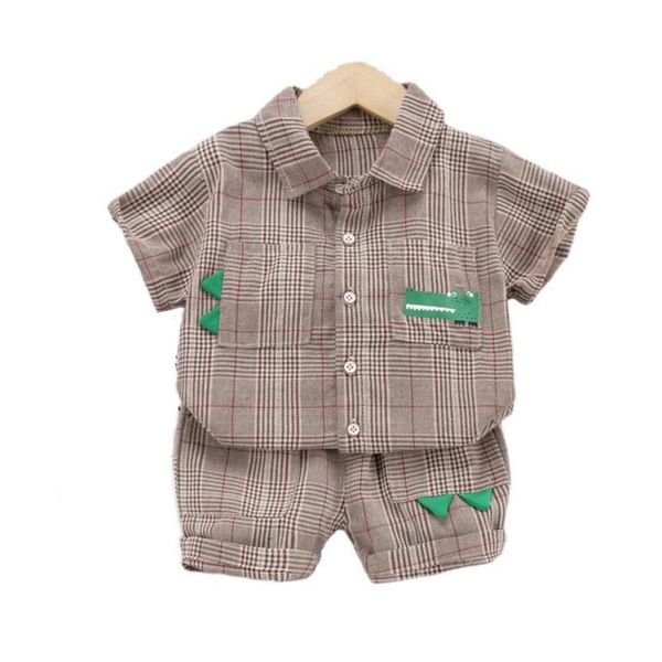 newborn baby clothes children sets fashion plaid shirt shorts 2pcs/sets toddler casual sports costume kids tracksuits, White
newborn baby clothes children sets fashion plaid shirt shorts 2pcs/sets toddler casual sports costume kids tracksuits, White