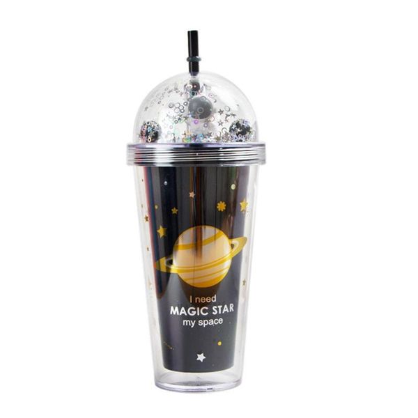 mugs astronaut transparent plastic double-layer straw cup black and white xiaoqingxi star
mugs astronaut transparent plastic double-layer straw cup black and white xiaoqingxi star