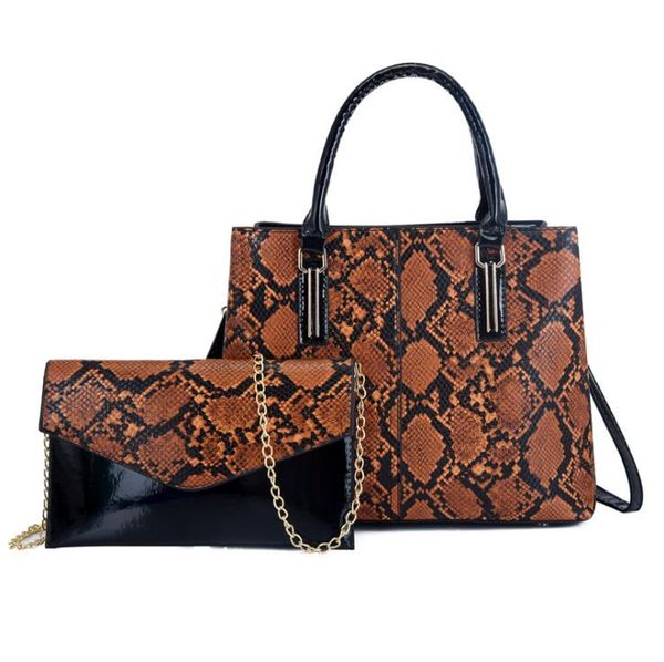 factory wholesale women bag elegant large-capacity printed two-piece womens handbag street trends animal print shoulder bags fashion serpent, Black;red
factory wholesale women bag elegant large-capacity printed two-piece womens handbag street trends animal print shoulder bags fashion serpent, Black;red