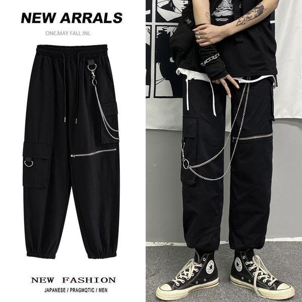 women's pants & capris baggy women fake zippers high waist wide leg summer punk korean harajuku joggers streetwear cargo, Black;white
women's pants & capris baggy women fake zippers high waist wide leg summer punk korean harajuku joggers streetwear cargo, Black;white