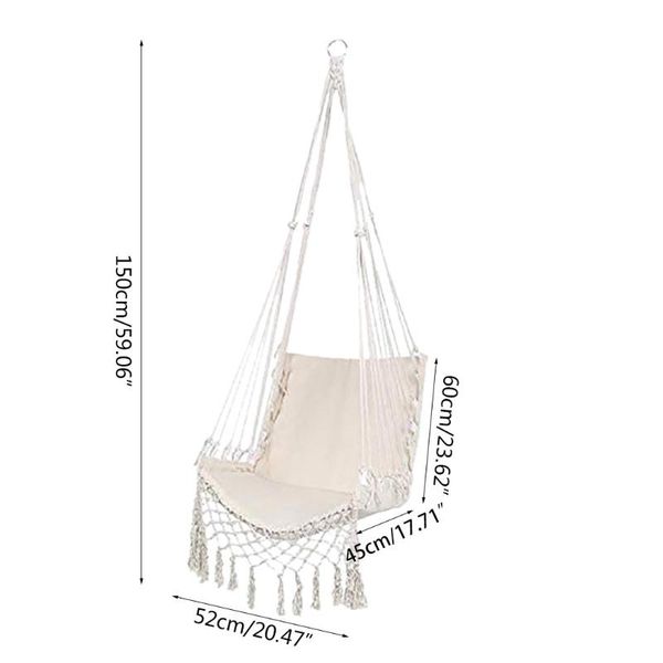camp furniture y8ab nordic style hammock safety beige hanging chair swing rope outdoor indoor garden seat for child adult
camp furniture y8ab nordic style hammock safety beige hanging chair swing rope outdoor indoor garden seat for child adult