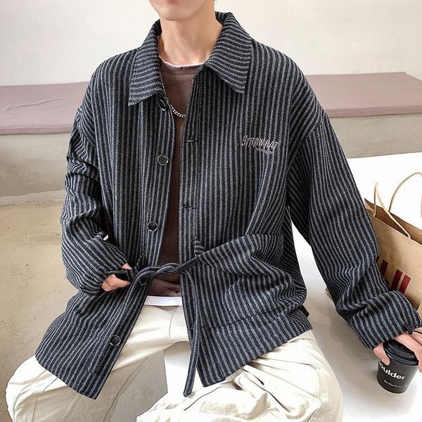 men's jackets 2021 autumn and winter youth loose thick lapel woolen jacket fashion casual single-breasted s-xl, Black;brown
men's jackets 2021 autumn and winter youth loose thick lapel woolen jacket fashion casual single-breasted s-xl, Black;brown