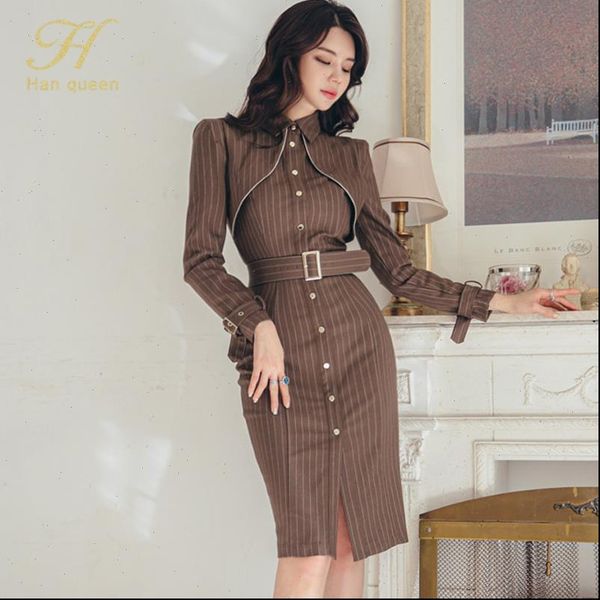 womens dress women autumn ol work striped single breasted simple slim bodycon dresses korean occupation pencil, Black;gray
womens dress women autumn ol work striped single breasted simple slim bodycon dresses korean occupation pencil, Black;gray
