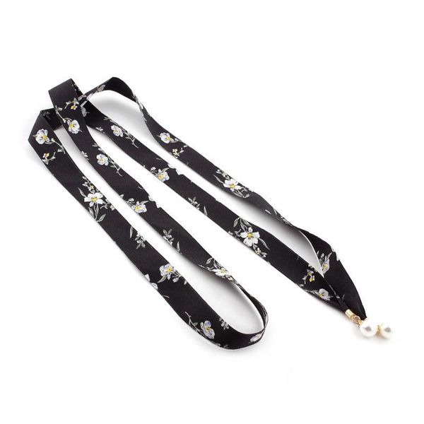 belts women floral silk scarf knotted cloth belt pearl pendant chiffon ribbon printing knot rope for dress coat decorative waistband, Black;brown
belts women floral silk scarf knotted cloth belt pearl pendant chiffon ribbon printing knot rope for dress coat decorative waistband, Black;brown
