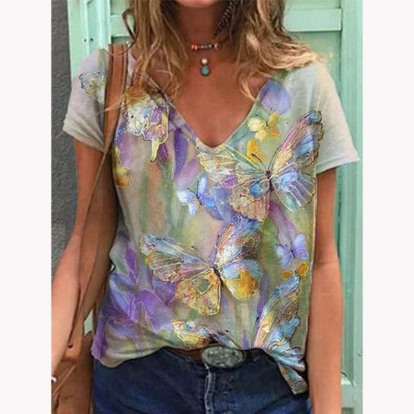 vintage woman tshirts summer retro floral print blusas v-neck short sleeve casual loose tee mujer camisetas women's t-shirt, White
vintage woman tshirts summer retro floral print blusas v-neck short sleeve casual loose tee mujer camisetas women's t-shirt, White