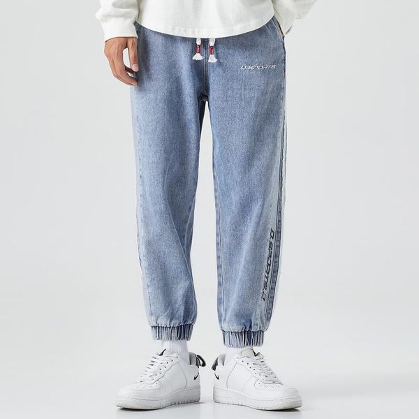 men's jeans men streetwear fashion casual pants denim trousers, Blue
men's jeans men streetwear fashion casual pants denim trousers, Blue