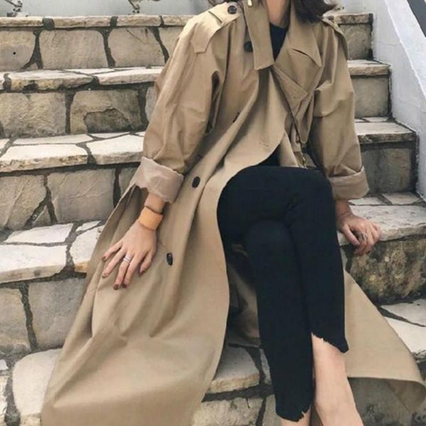 women's trench coats 2021 women winter chic warmth apel long light autumn korean minimalism coat female windbreaker lady fashion spring, Tan;black
women's trench coats 2021 women winter chic warmth apel long light autumn korean minimalism coat female windbreaker lady fashion spring, Tan;black