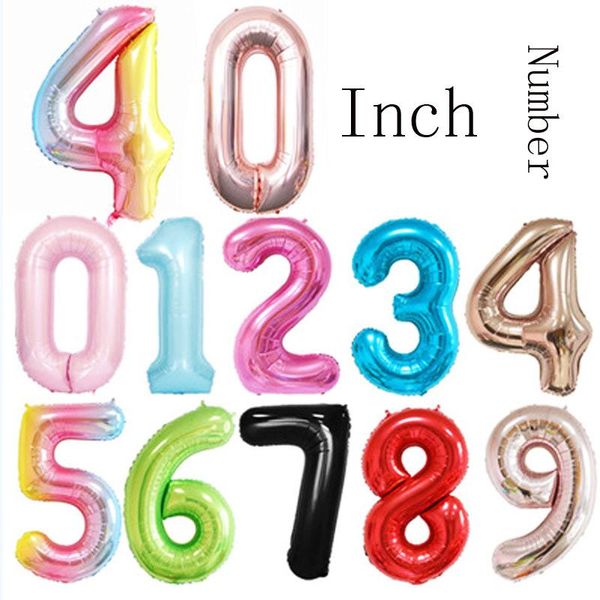 40inch rainbow gold silver big foil birthday balloons helium number balloon 0-9 happy wedding party decorations wd0310 decoration
40inch rainbow gold silver big foil birthday balloons helium number balloon 0-9 happy wedding party decorations wd0310 decoration