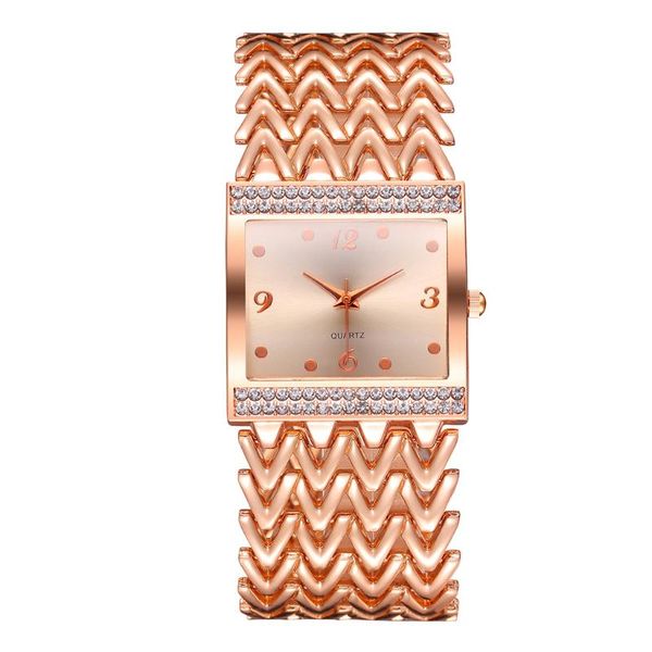 wristwatches women rose gold stainless steel square diamond watches luxury waterproof quartz bracelet wrist relogio feminino, Slivery;brown
wristwatches women rose gold stainless steel square diamond watches luxury waterproof quartz bracelet wrist relogio feminino, Slivery;brown