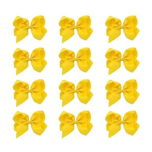 2021 new 15pcs/lot 6" big hand-made grosgrain ribbon hair bow alligator clips hair accessories for little teen toddler girls, Slivery;white
2021 new 15pcs/lot 6" big hand-made grosgrain ribbon hair bow alligator clips hair accessories for little teen toddler girls, Slivery;white