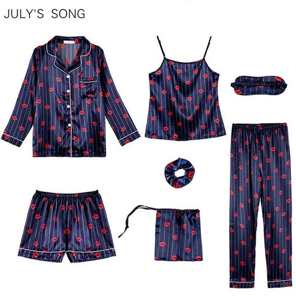 sleepwear faux silk stain pajamas sets 7 pieces sling and shorts sweet strawberry printed long sleeve sleepwear homewear af89 rfj7, Black;red
sleepwear faux silk stain pajamas sets 7 pieces sling and shorts sweet strawberry printed long sleeve sleepwear homewear af89 rfj7, Black;red