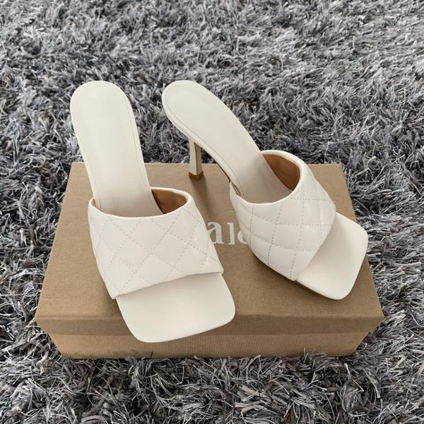 sandals summer women square toe ladies pu leather plaid outside thin high heels slippers female fashion woman shoes 20211, Black
sandals summer women square toe ladies pu leather plaid outside thin high heels slippers female fashion woman shoes 20211, Black