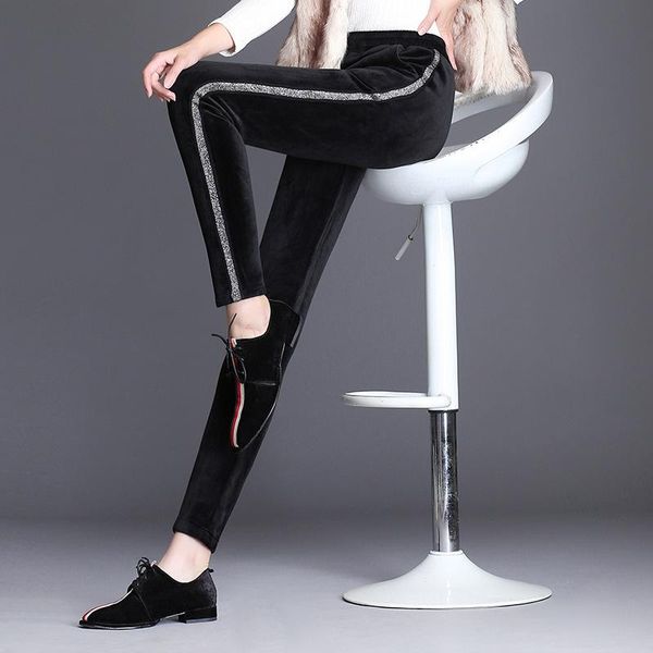 women's pants & capris nonis women high waist winter gold velvet plus size pencil femme pantalon pleuche long skinny trousers streetwea, Black;white
women's pants & capris nonis women high waist winter gold velvet plus size pencil femme pantalon pleuche long skinny trousers streetwea, Black;white