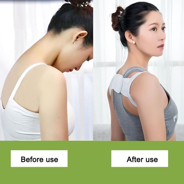 back support adjustable brace belt posture corrector clavicle spine shoulder lumbar correction women men universal, Black;blue
back support adjustable brace belt posture corrector clavicle spine shoulder lumbar correction women men universal, Black;blue