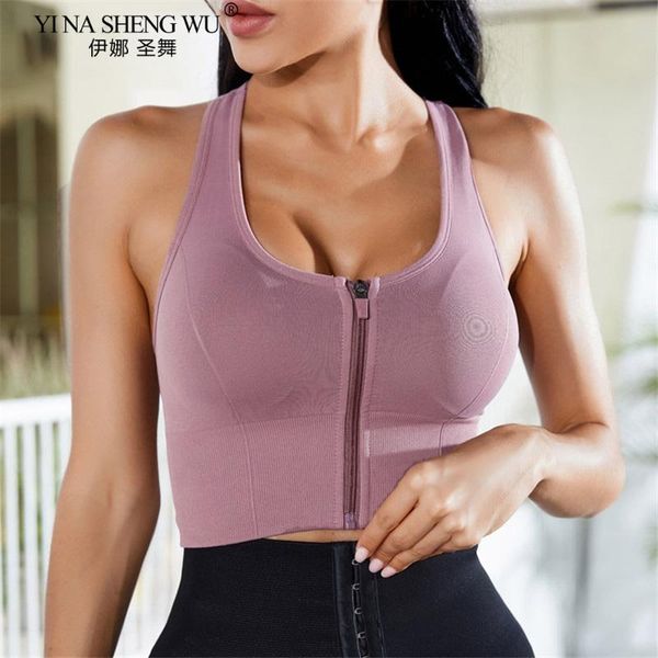 women zipper push up sports bras vest underwear shockproof breathable gym fitness athletic running exercise yoga sport outfits, White;red
women zipper push up sports bras vest underwear shockproof breathable gym fitness athletic running exercise yoga sport outfits, White;red
