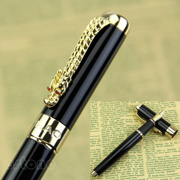 18kgp medium nib dragon fountain pen black w15 pens
18kgp medium nib dragon fountain pen black w15 pens