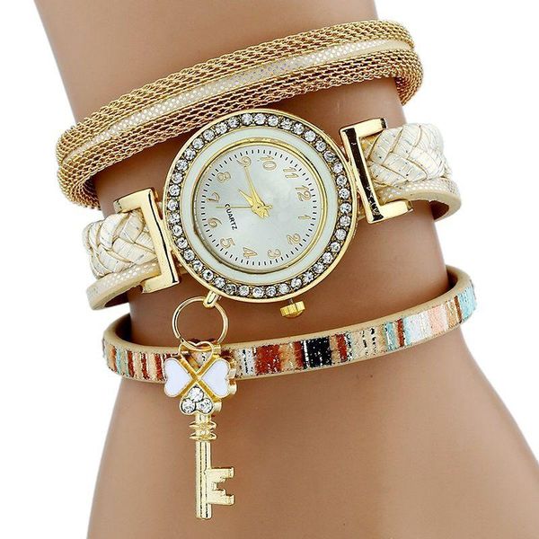 wristwatches women bracelet quartz crystal rhinestone dress watch for ladies female, Slivery;brown
wristwatches women bracelet quartz crystal rhinestone dress watch for ladies female, Slivery;brown