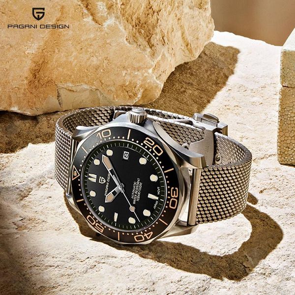 wristwatches pagani design 2021 mesh belt 007 men automatic watches japan nh35 mechanical wristwatch curved sapphire glass brand, Slivery;brown
wristwatches pagani design 2021 mesh belt 007 men automatic watches japan nh35 mechanical wristwatch curved sapphire glass brand, Slivery;brown