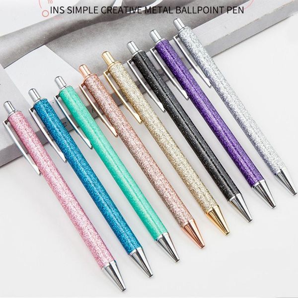 ballpoint pens 10pc / set creative metal push pen gift for office business school promotion, Blue;orange
ballpoint pens 10pc / set creative metal push pen gift for office business school promotion, Blue;orange