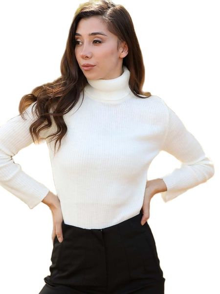 women's sweaters turtleneck sweater women autumn winter season 2021 fashion casual lady outside acrylic fabric pullovers jumpers, White;black
women's sweaters turtleneck sweater women autumn winter season 2021 fashion casual lady outside acrylic fabric pullovers jumpers, White;black