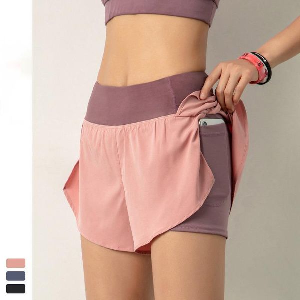 women's shorts summer yoga pants women solid fake two piece quick dry high waist hip lift pocket casual fitness sports running joggers, White;black
women's shorts summer yoga pants women solid fake two piece quick dry high waist hip lift pocket casual fitness sports running joggers, White;black