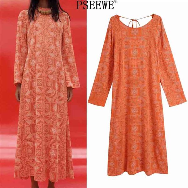 woman dress orange print summer long es women casual sleeve backless ladies loose vintage 210519, Black;gray
woman dress orange print summer long es women casual sleeve backless ladies loose vintage 210519, Black;gray