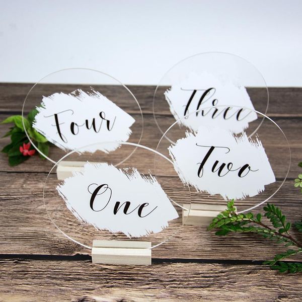 party decoration personalized wedding table numbers with holders,round acrylic sign calligraphy, custom text and color
party decoration personalized wedding table numbers with holders,round acrylic sign calligraphy, custom text and color