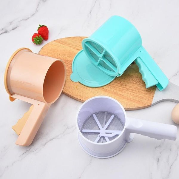 spot supply semi-automatic flour sifter powder sieve baking tool manual convenient handheld filter & pastry tools
spot supply semi-automatic flour sifter powder sieve baking tool manual convenient handheld filter & pastry tools