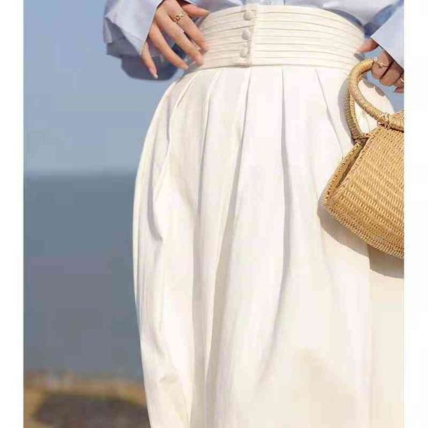 three-button puffy skirt female spring and summer french retro high waist pleated a-line mid-length umbrella skirt 210522, Black
three-button puffy skirt female spring and summer french retro high waist pleated a-line mid-length umbrella skirt 210522, Black