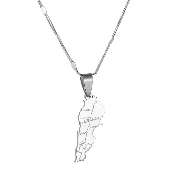 liban lebanon map pendants necklace chain for women men gold lebanese jewelry, Silver
liban lebanon map pendants necklace chain for women men gold lebanese jewelry, Silver