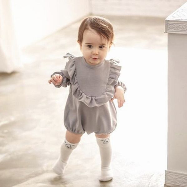 2021 newborn infant baby girls rompers soft lace long sleeve jumpsuit playsuit autumn spring solid baby girl costumes 0-24m, Blue
2021 newborn infant baby girls rompers soft lace long sleeve jumpsuit playsuit autumn spring solid baby girl costumes 0-24m, Blue