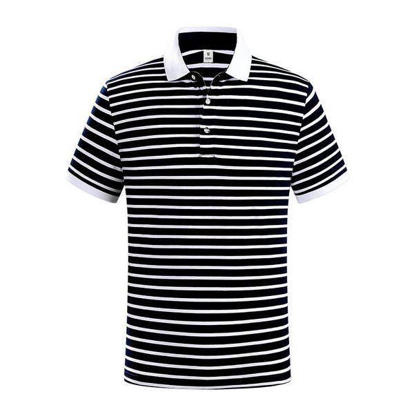 men's polos summer style short sleeve shirt men striped color matching lapels man shirts casual male streetwear blouses, White;black
men's polos summer style short sleeve shirt men striped color matching lapels man shirts casual male streetwear blouses, White;black