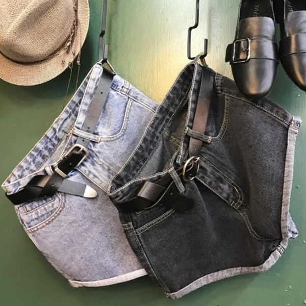 fashion spring summer denim shorts high waist curling women straight jeans women's, White;black
fashion spring summer denim shorts high waist curling women straight jeans women's, White;black