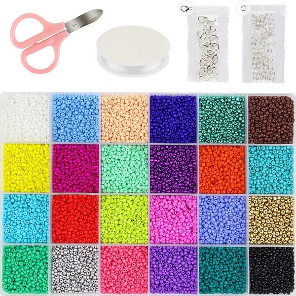 pcs glass seed beads 2mm small for jewelry making 24 assortment opaque color hole 0.6mm bracelets necklaces diy craf storage boxes & bins
pcs glass seed beads 2mm small for jewelry making 24 assortment opaque color hole 0.6mm bracelets necklaces diy craf storage boxes & bins