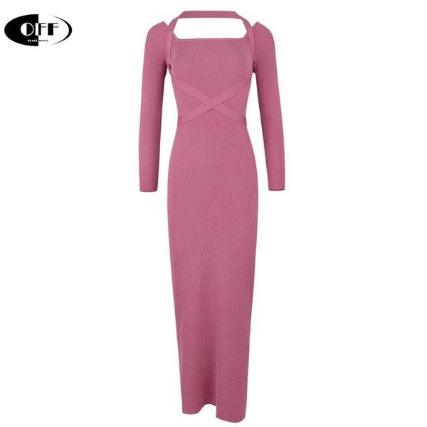 casual dresses elegant solid kint midi-long women bandage bodycon long sleeve knitting dress chic knitted clothes, Black;gray
casual dresses elegant solid kint midi-long women bandage bodycon long sleeve knitting dress chic knitted clothes, Black;gray