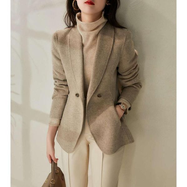 australian wool slim waist blazer winter and spring 2021 woolen coat jackets women's & blends, Black
australian wool slim waist blazer winter and spring 2021 woolen coat jackets women's & blends, Black