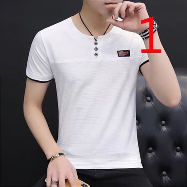 t shirts summer mercerized cotton short-sleeved t-shirt men's round neck ice silk trend solid color korean version of self-cultivation, White;black
t shirts summer mercerized cotton short-sleeved t-shirt men's round neck ice silk trend solid color korean version of self-cultivation, White;black