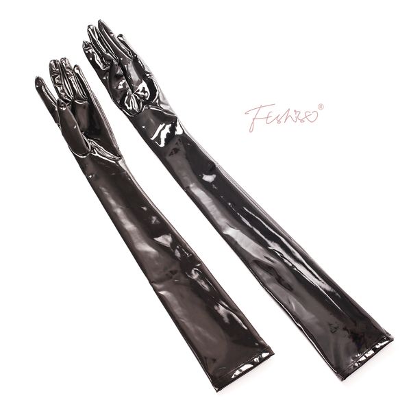 ftshist womens shiny faux leather long gloves for men latex fetish patent leather full fingers elbow glove cosplay accessoryg, Blue;gray
ftshist womens shiny faux leather long gloves for men latex fetish patent leather full fingers elbow glove cosplay accessoryg, Blue;gray