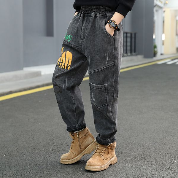 print elastic waist boys denim pants 3-15 years old childrens clothes black spring and autumn kids trousers casual clothes, Blue
print elastic waist boys denim pants 3-15 years old childrens clothes black spring and autumn kids trousers casual clothes, Blue