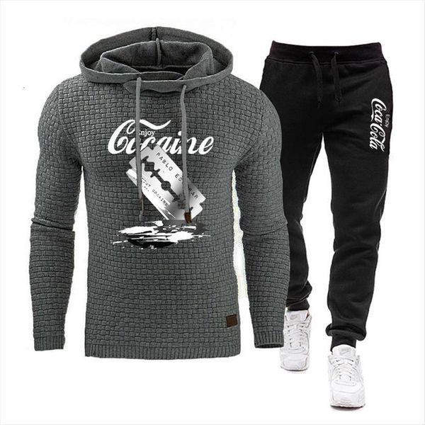 two pieces set autumn mens tracksuits spring pullover sweatshirt and long pants hoodies outfits sets casual male clothing, Gray
two pieces set autumn mens tracksuits spring pullover sweatshirt and long pants hoodies outfits sets casual male clothing, Gray
