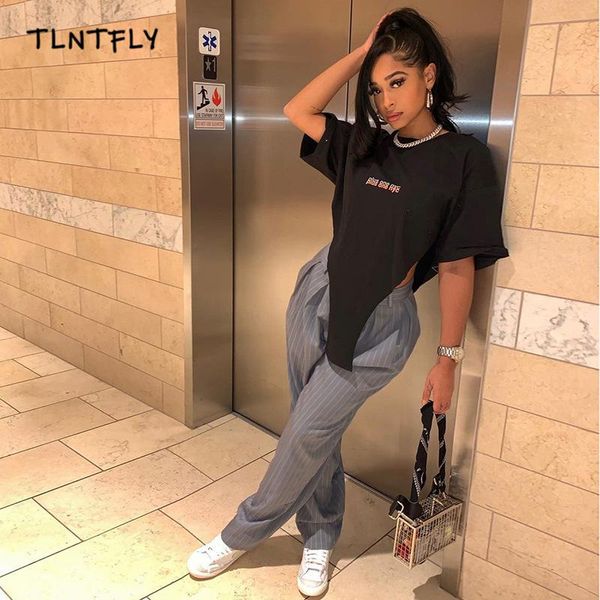 t-shirt 2021 women's summer fashion letter print short sleeve round neck loose irregular triangle tees streetwear, White
t-shirt 2021 women's summer fashion letter print short sleeve round neck loose irregular triangle tees streetwear, White