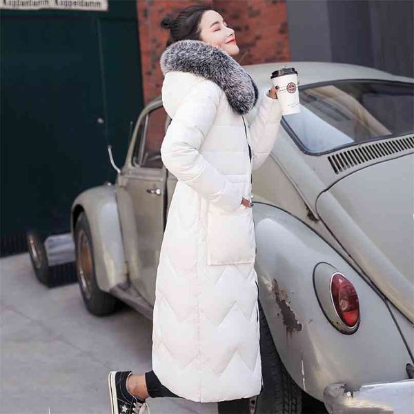 two sides women winter jacket with fur long padded warm coat parka 210923, Black
two sides women winter jacket with fur long padded warm coat parka 210923, Black