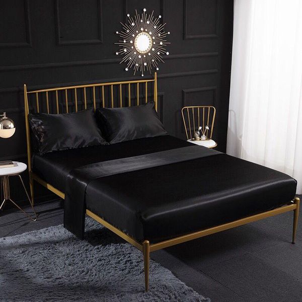 sheets & sets bed sheet set solid color rayon fitted single double queen size bedding luxury flat
sheets & sets bed sheet set solid color rayon fitted single double queen size bedding luxury flat