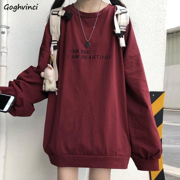 women's hoodies & sweatshirts no hat women letter embroidery o-neck leisure chic hoodie teens spring loose korean fashion bf harajuku, Black
women's hoodies & sweatshirts no hat women letter embroidery o-neck leisure chic hoodie teens spring loose korean fashion bf harajuku, Black