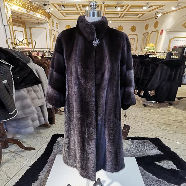 women's fur & faux 2021 winter real mink coat woman fashion high grade casual women 13-1906, Black
women's fur & faux 2021 winter real mink coat woman fashion high grade casual women 13-1906, Black