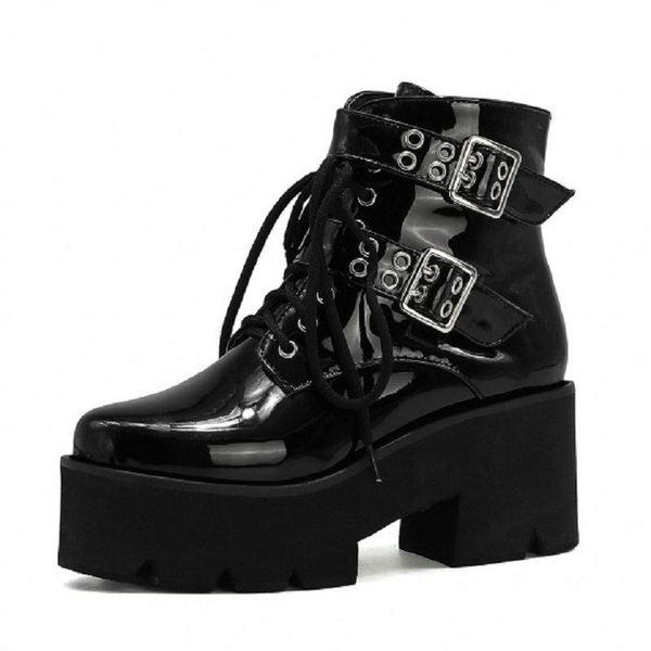 boots zawsthia patent pu leather solid black punk goth platform chunky high heels women winter shoes buckle strap riding ankle
boots zawsthia patent pu leather solid black punk goth platform chunky high heels women winter shoes buckle strap riding ankle