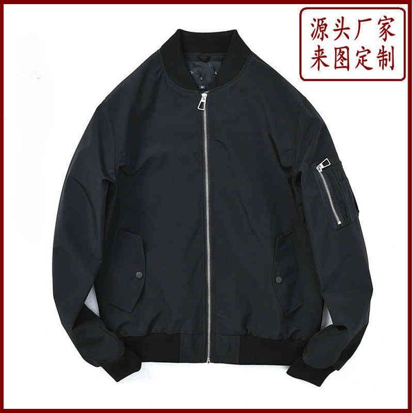 straight spring men's baseball collar versatile flight et trendy outdoor windbreaker, Black;brown
straight spring men's baseball collar versatile flight et trendy outdoor windbreaker, Black;brown